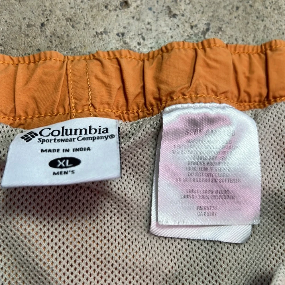 Columbia Orange Baggies Shorts